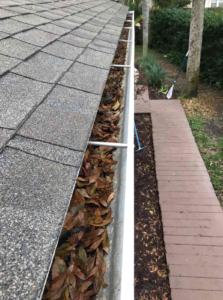 debris in gutters from home inspection findings in jacksonville fl