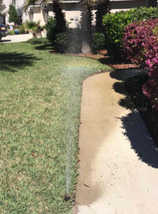 running irrigation from home inspection findings in jacksonville fl