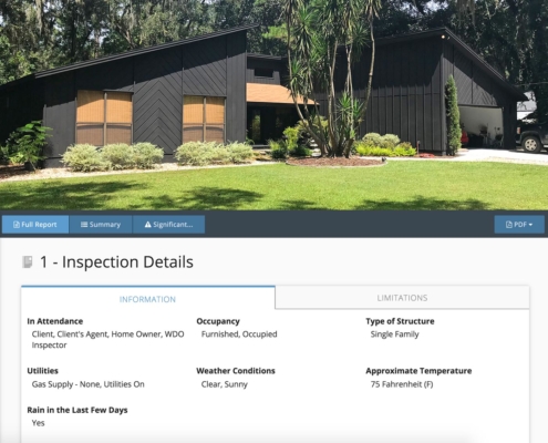 Sample home inspection report from home inspector jacksonville fl