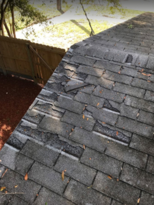 Damaged roof shingles from home inspections jacksonville fl