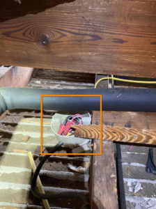 Junction box cover plate home inspections jacksonville fl